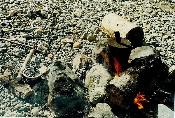 User submitted picture: Coffee Break on the Yukon...